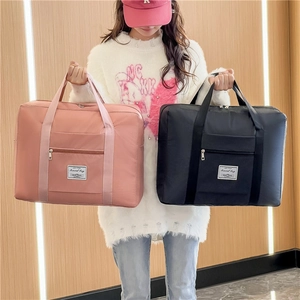 Large Capacity Travel Duffel Bag Oxford Cloth Waterproof Handheld Luggage Bag Suitcase Handle Sleeve For Fitness Sports