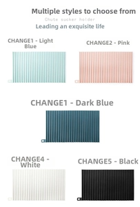 Detailed view of wave-patterned silicone draining mats in five different colors