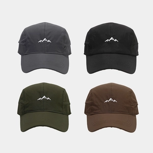 Breathable mountain embroidery baseball caps in four outdoor colors for hiking