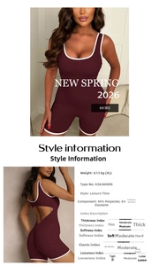 Detail view of burgundy Y2K athletic bodysuit featuring white contrast trim and open back design