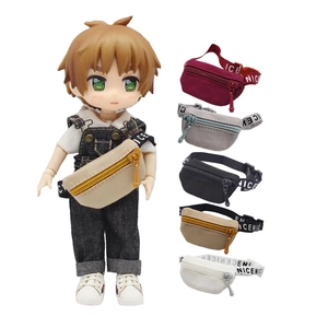 Mini sac banane pour poupée en cinq couleurs avec sangle réglable pour figurines BJD
