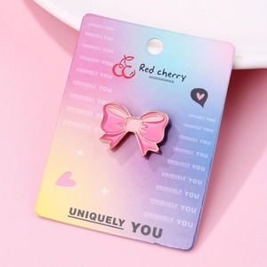Cute Cartoon Alloy Enamel Brooch Pin For Bags Denim Rabbit Bow Heart Ice Cream Pineapple Potted Plant Fashion Accessories For Men Women