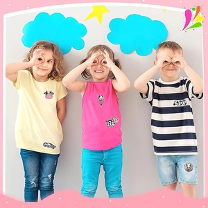 Set di toppe ricamate a mucca cartoon con lettere MOO e COW per abiti da bambini