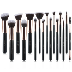 Professional Makeup Brushes Soft Synthetic Fiber Wood Handle Foundation Powder Eyeshadow Blending Cosmetic Tools