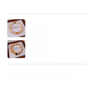 Detailed material specification of tiger eye stone bracelet with weight and dimensions