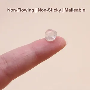Gel adhesivo sólido para uñas, pegamento transparente de 10ml no fluido para uñas postizas