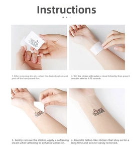 Step-by-step tutorial for applying cartoon Halloween pumpkin tattoo stickers for kids