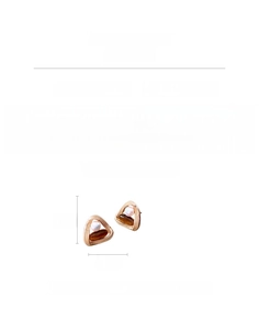 Detailed specs of vintage tiger eye and pearl earrings with dimensions and material info