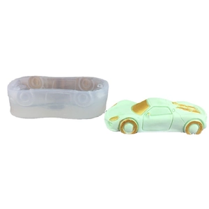 Moule créatif en silicone de voiture de sport pour gâteaux fondant et savons DIY