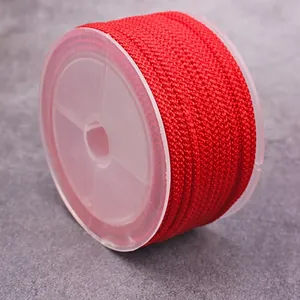 Braided Nylon Cord Jewelry Thread For DIY Necklace Bracelet Making Handwoven Craft Supplies Colorful Spool