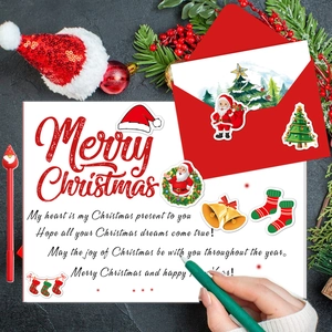 Kit de journalisation de Noël avec autocollants et cartes pour scrapbooking créatif