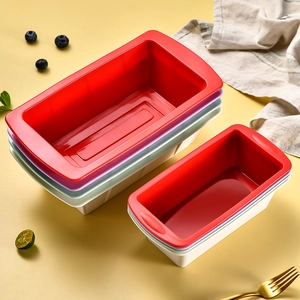 Stampi rettangolari in silicone per pane in vari colori e dimensioni per la cottura