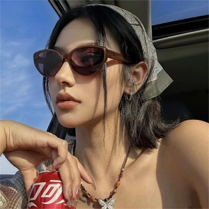 Cat Eye Sunglasses For Women Retro Small Frame TR90 Polarized TAC Lens UV400 Protection Fashionable Eyewear