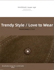 Detail showing the breathable eyelet and twill fabric texture of this brown baseball cap