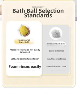 Comparison showing honeycombed yellow bath sponge durability and superior foam texture