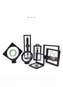 PE film floating boxes set in various shapes for jewelry display and storage