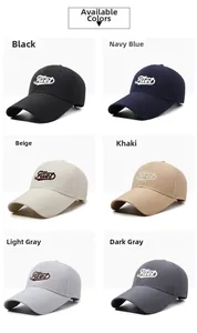 Détails des perforations laser et de la broderie Fuel 3D sur les casquettes de baseball