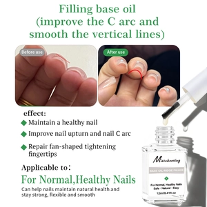 Base lissante pour ongles 12ml pour combler les stries et améliorer la courbe en C
