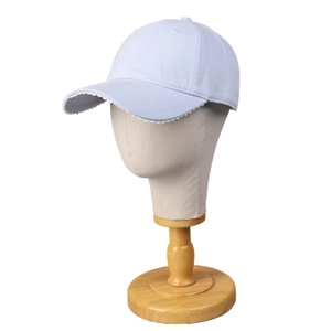Casquette de baseball en coton bleu pastel avec bordure en dentelle mignonne pour femme en été