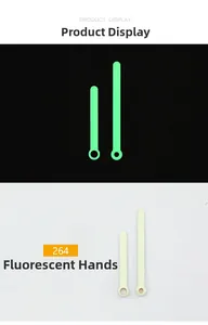 Luminous clock hands model 264 showing day and night glowing effect in a detailed view