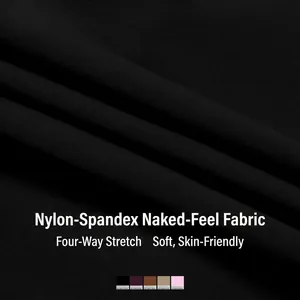 Gilet de sport dos nu pour femme en tissu extensible 4D avec une texture peau douce
