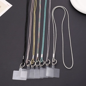 Luxury Rhinestone Phone Lanyard Crossbody Metal Alloy Chain Sparkly Anti-Lost Strap For Women Sparkle Decoration