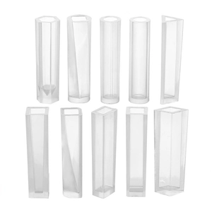 Set di 10 stampi in silicone trasparente per realizzare ciondoli geometrici fai da te