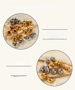 Detailed macro view of gold and silver teardrop earrings with luxury plating and texture