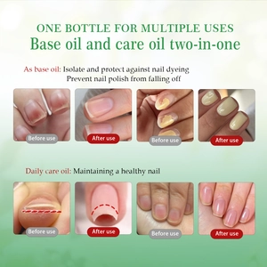 Détail de l'huile de base pour réparer les ongles abîmés et restaurer leur éclat naturel