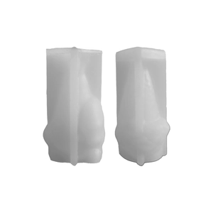 3D Christmas gnome silicone mold for DIY handmade candle and plaster crafts making
