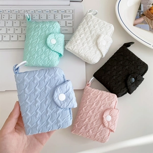 Mini portamonete e custodia per auricolari minimalista in cinque colori pastello