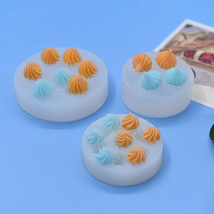 Round Vortex Silicone Cake Mold For Fondant Chocolate Candy DIY Handcrafted Soap Resin Clay Crafting Kitchen Baking