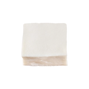 Realistic white PVC tofu block model for creative photography props and display