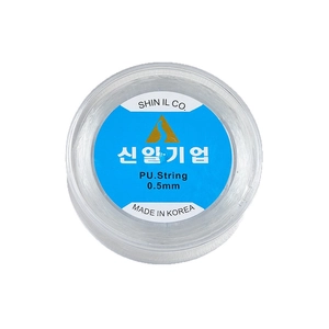0.5mm clear elastic cord for DIY jewelry making by Shin Il Co, made in Korea