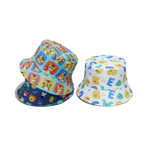 Chapeau Bob Imprimé Animaux Dessin Animé Polyester Protection Solaire Extérieur Décontracté Mignon Femmes Étudiants