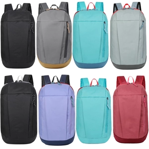 Multiple color options for outdoor sports backpacks shown in a grid layout display