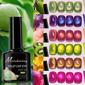 Fruit Cat Eye Nail Gel Magnetic UV LED Soak Off Polish Glitter Sparkle Manicure Art Professional