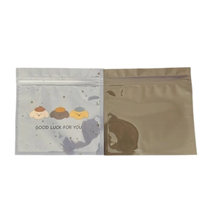 Maillard style cartoon dog sealing bags for candy and hair clips storage
