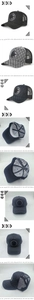 Detail of breathable mesh baseball cap showing star patch and adjustable strap closure