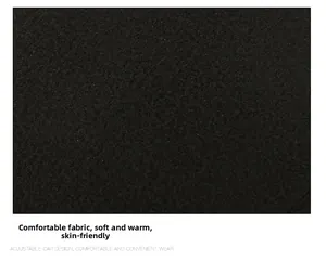 Dettaglio della morbida fodera in pile nero per cappelli invernali calda e delicata sulla pelle