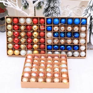 Shatterproof Christmas Ball Ornaments Set Mixed Matte Glossy Glitter Holiday Xmas Tree Decorations For Festive Party Decor Gift