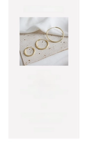 Detailed size specifications of S925 sterling silver hoop earrings in 18K gold finish