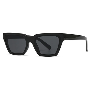 Cat Eye Sunglasses Square Frame Narrow Small UV400 Protection PC Material Vintage Retro Fashion Streetwear Women Men