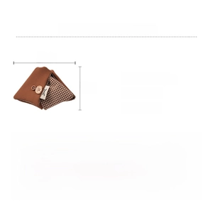 Detailed size specifications for the plaid fabric bow scrunchie showing 13x5cm dimensions