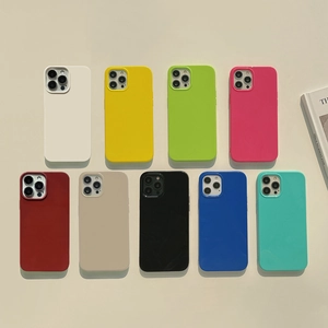Neon jelly silicone case for iPhone 16/15 Pro Max in nine vibrant colors set