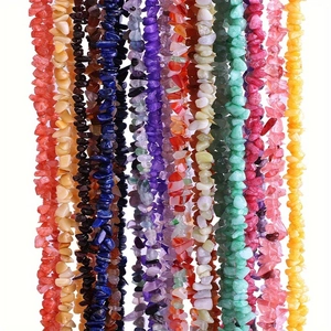 Natural Gemstone Chips Beads Irregular Crushed Crystal Stone For DIY Jewelry Making Necklaces Bracelets Crafting Supplies Polished