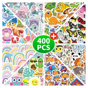 Cartoon Waterproof PVC Stickers Cute Graffiti Decals For Water Bottle Laptop Luggage Decorative Scrapbooking Supplies For Kids