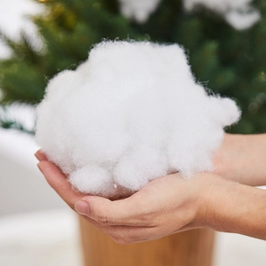 Artificial Snow Christmas Decoration Fluffy White Cotton For Tree Base Window Display Scene Layout Holiday Decor