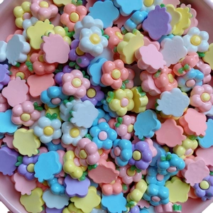 Colorful glossy resin frangipani charms for DIY phone cases and hair accessories