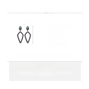 Spécifications de taille et de matériau pour les boucles d'oreilles en zircon